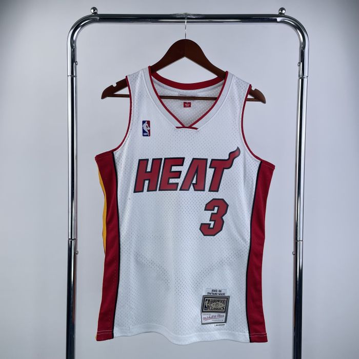 Miami Heat NBA Shirt 2006 season white WADE 3