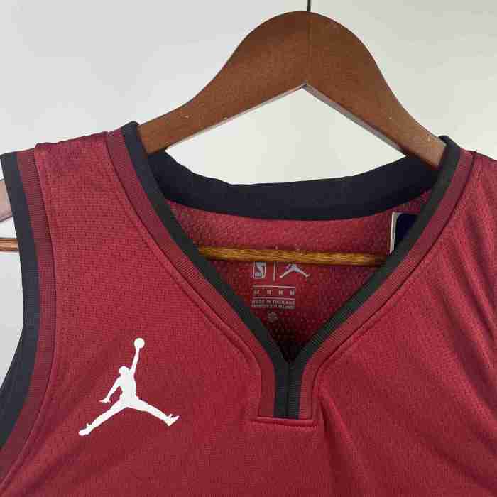 Miami Heat NBA Shirt 2023 season red JAMES 6
