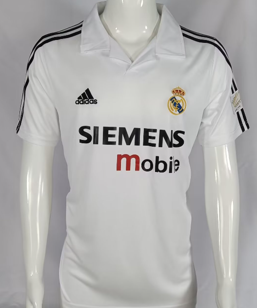Real Madrid 2002/2003 home retro shirt