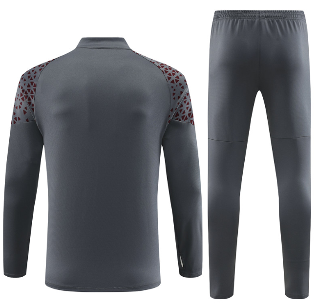 Manchester City 2023/2024 1/4 zipper tracksuit grey