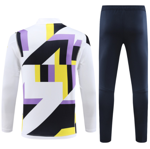 Real Madrid 2023/2024 1/4 zipper tracksuit camouflage white