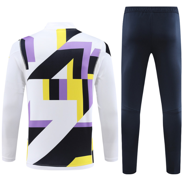 Real Madrid 2023/2024 1/4 zipper tracksuit camouflage white