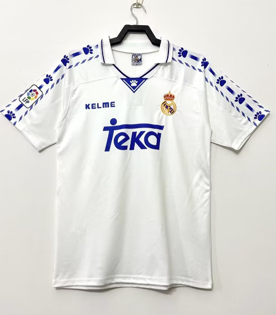 Real Madrid 1996/1997 home retro shirt