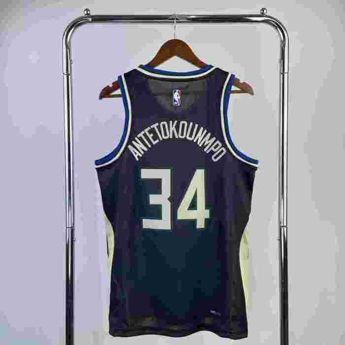 Milwaukee Bucks NBA shirt 2023 Season Jordan ANTETOKOUNMPO 34