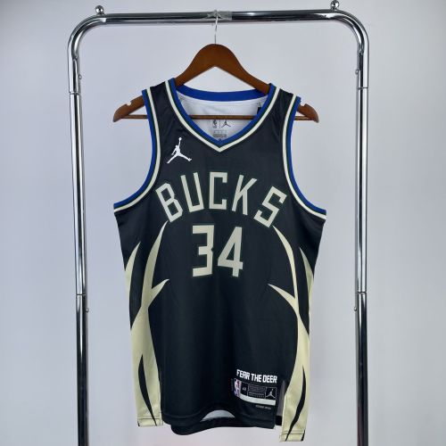 Milwaukee Bucks NBA shirt 2023 Season Jordan ANTETOKOUNMPO 34