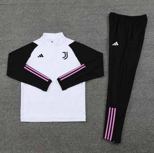 Javentus 2023/2024 1/4 zipper tracksuit white