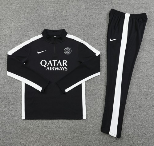 Paris Saint-Germain PSG 2023/2024 1/4 zipper NK tracksuit black