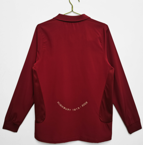 Arsenal 2005/2006 home retro shirt long sleeve  Henry