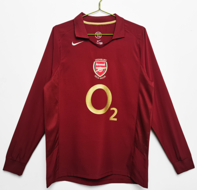 Arsenal 2005/2006 home retro shirt long sleeve  Henry