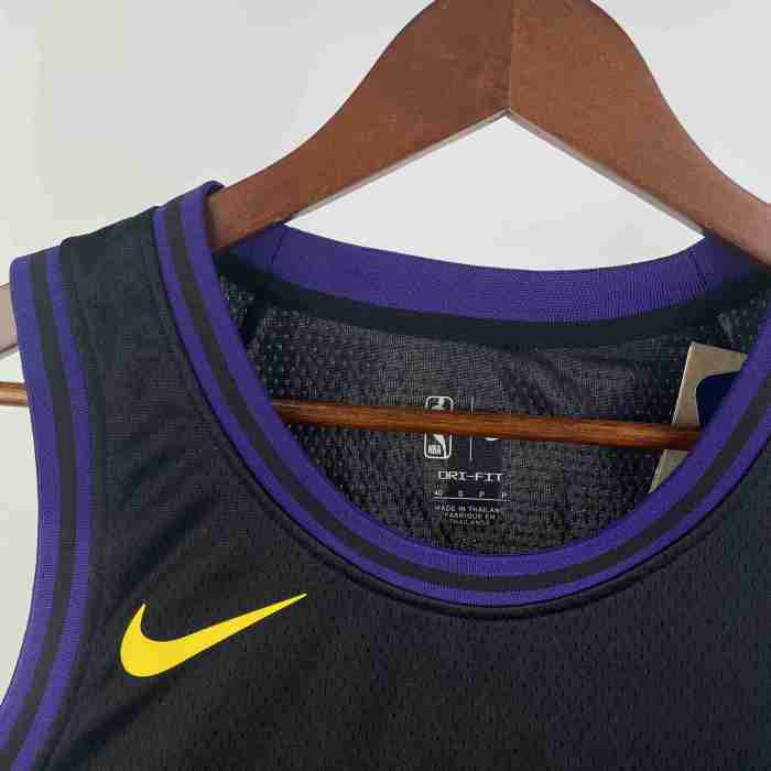 Lakers NBA Shirt 2026 Season City Version Black James 6