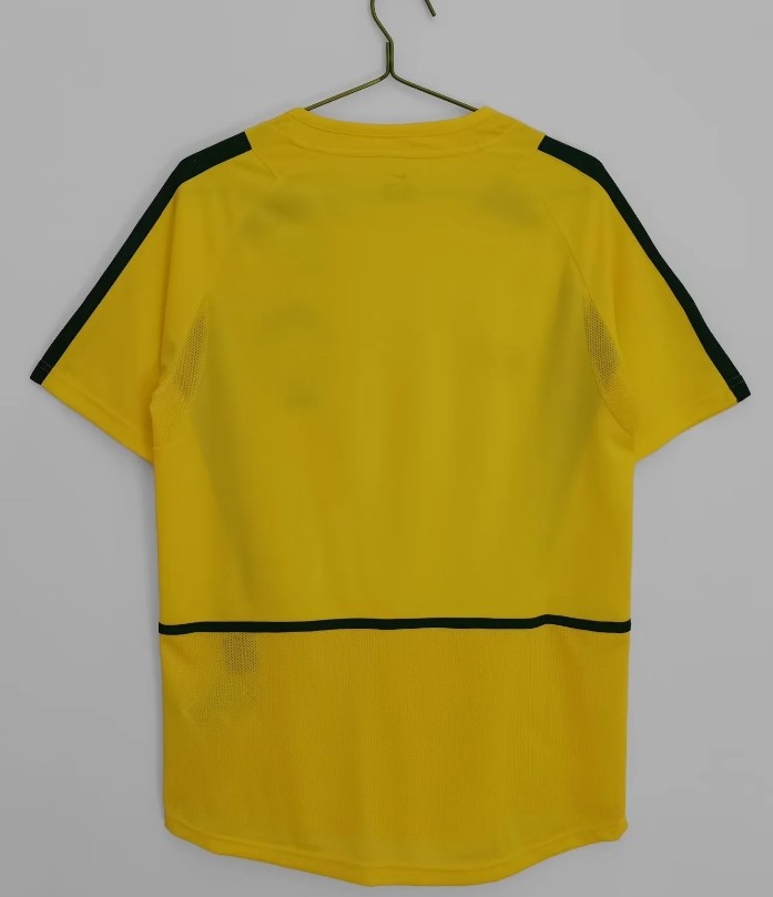 Brazil 2002 home shirt Ronaldo9 Ronaldinho