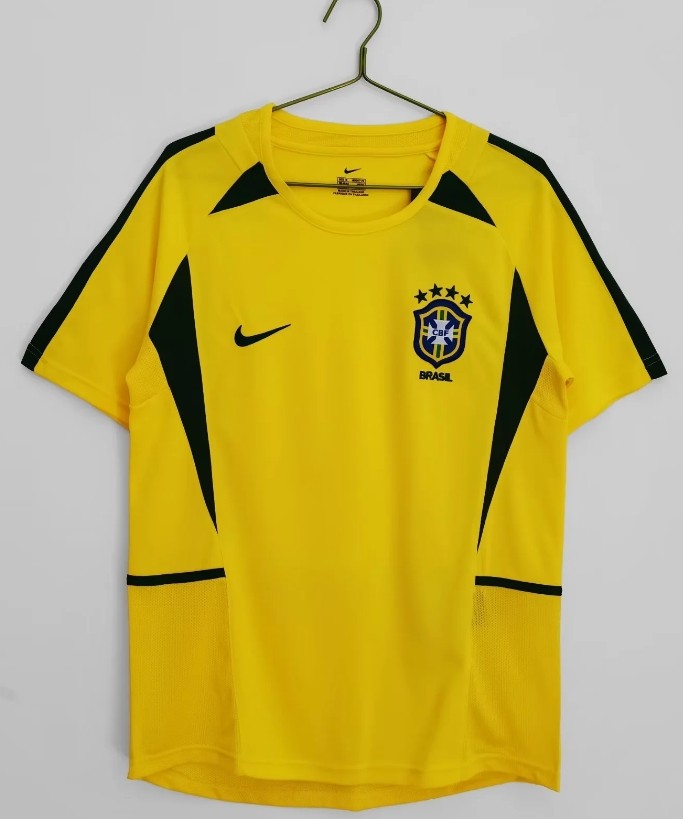 Brazil 2002 home shirt Ronaldo9 Ronaldinho