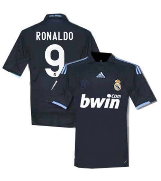 Real Madrid 2009/2010 away retro shirt Ronaldo