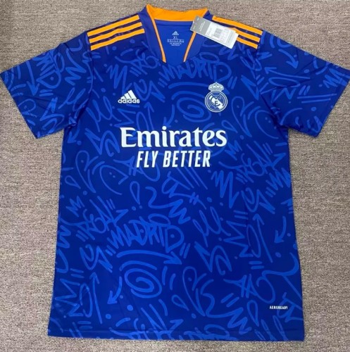 Real Madrid 2021/2022 away retro shirt