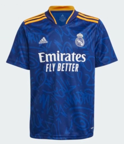 Real Madrid 2021/2022 away retro shirt