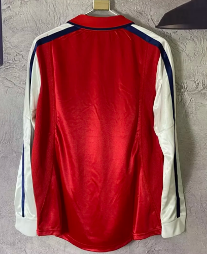 Arsenal 2001/2002 home retro shirt long sleeve