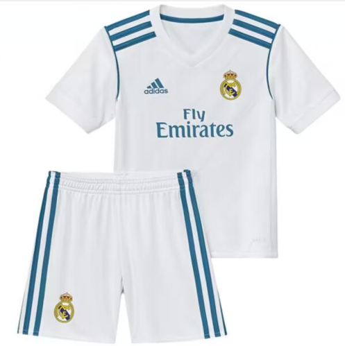 Real Madrid 2017/2018 home retro kids kit (top+shorts)