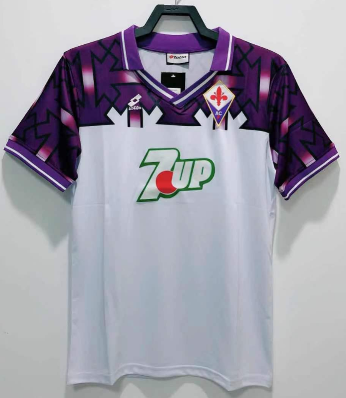 ACF Fiorentina 1992/1993 away retro shirt