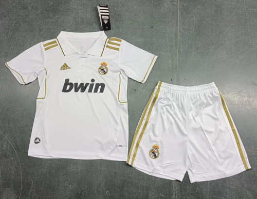 Real Madrid 2011/2012 home retro kids kit (top+shorts)