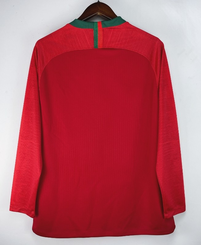 Portugal 2018 home retro shirt (long sleeve) Ronaldo