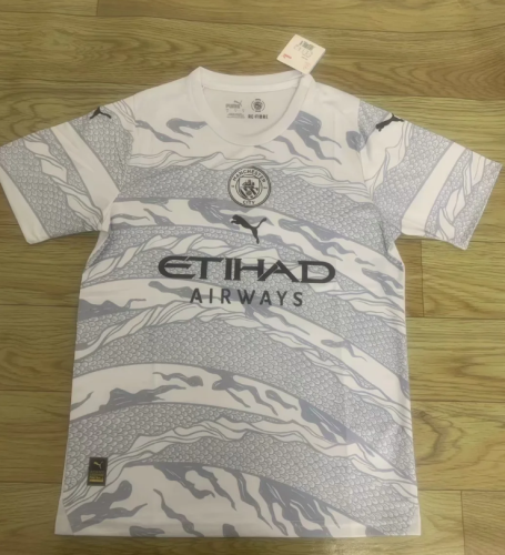 Manchester City 2023/2024 Dragon shirt haaland (Default golden 2023 patch)