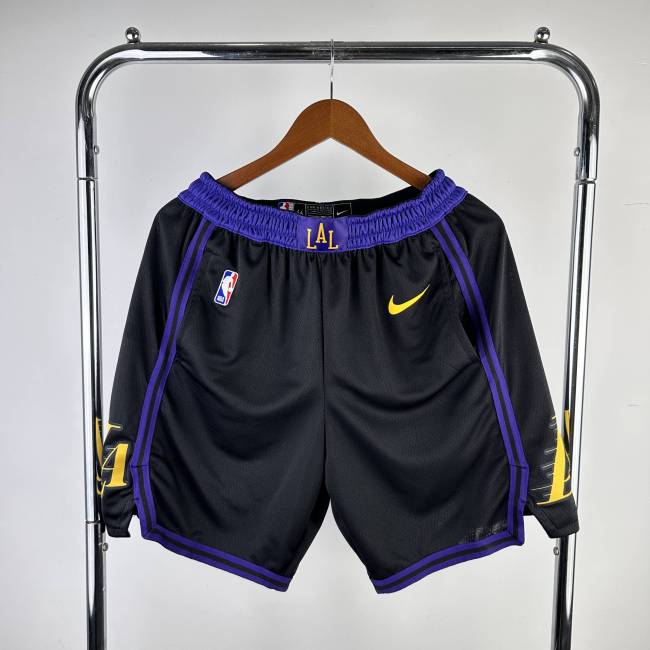 Lakers NBA Shorts 2024 Season City Version