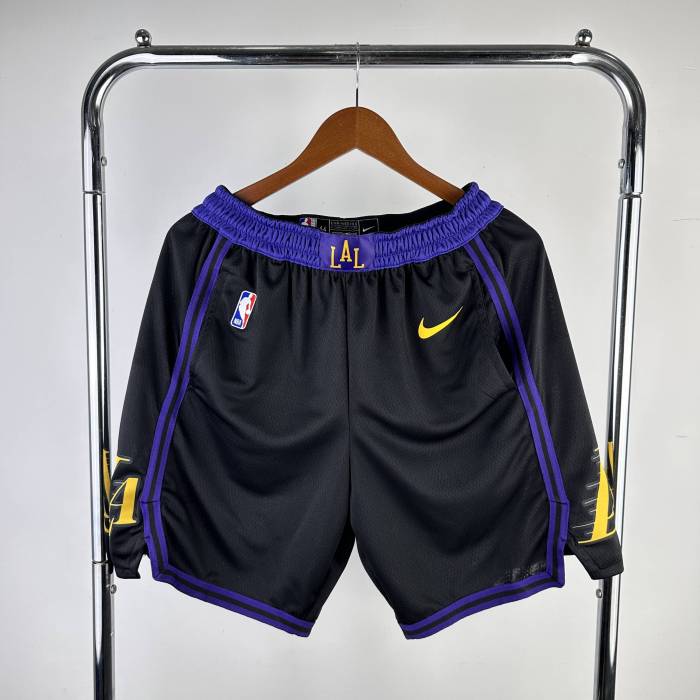 Lakers NBA Shorts 2024 Season City Version