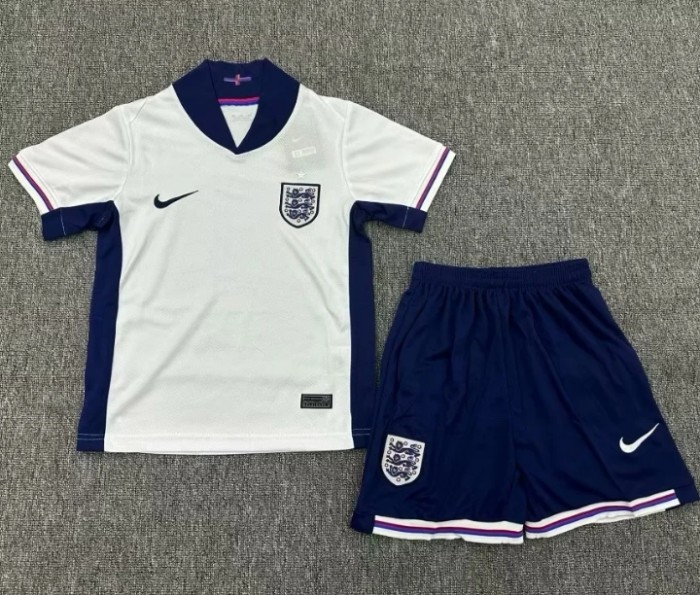 England Nation team 2024 home full set kit (Adult and Kids)