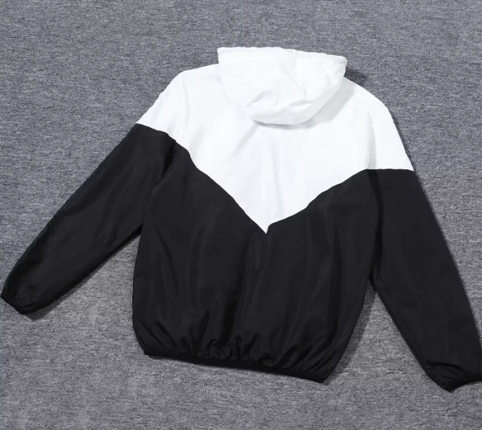 Germany 2024 windbreaker coat white and black
