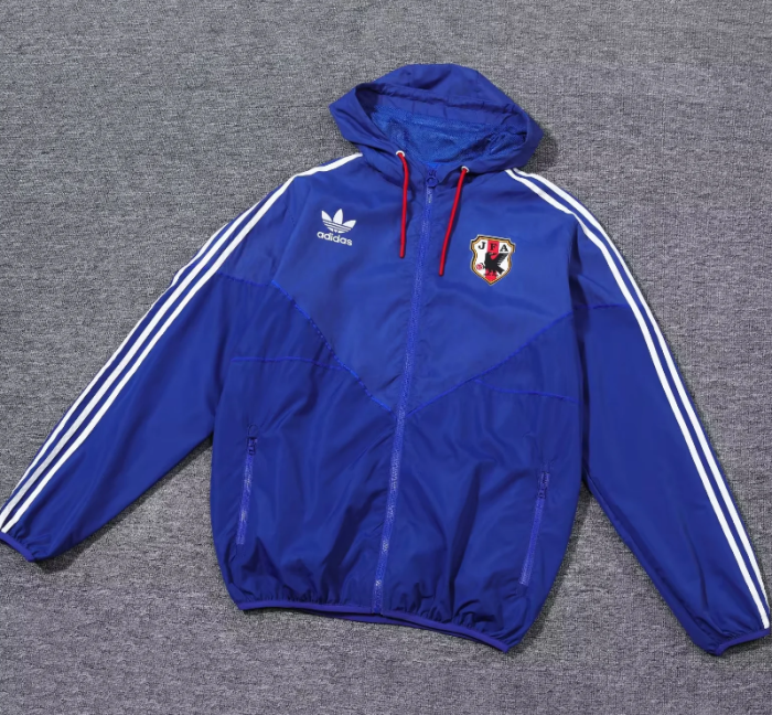 Japan 2024 windbreaker coat blue