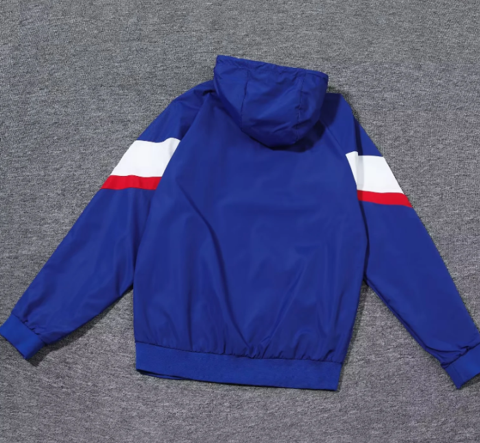 France 2024 windbreaker coat blue