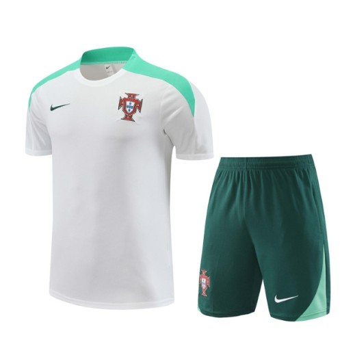 Portugal 2024 Short sleeve tracksuit white