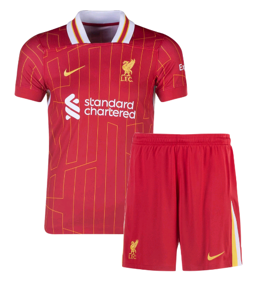 Liverpool 2024/2025 home full set kit (Adult and Kids)