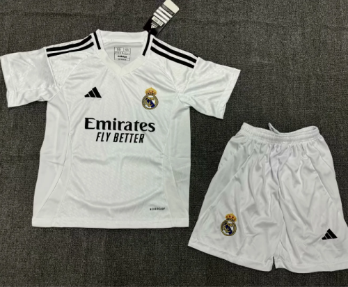 Real Madrid 2024/2025 home full set kit (Adult and Kids)