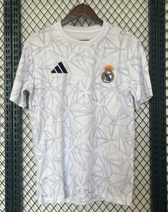 Real Madrid 24/25 warm up shirt white