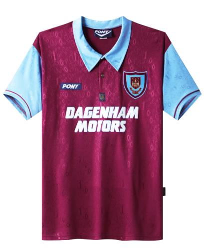 West Ham United 1995/1997 retro home shirt