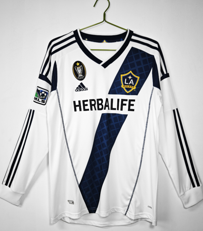 LA Galaxy 2012/2013 Home Retro shirt  BECKHAM long sleeve
