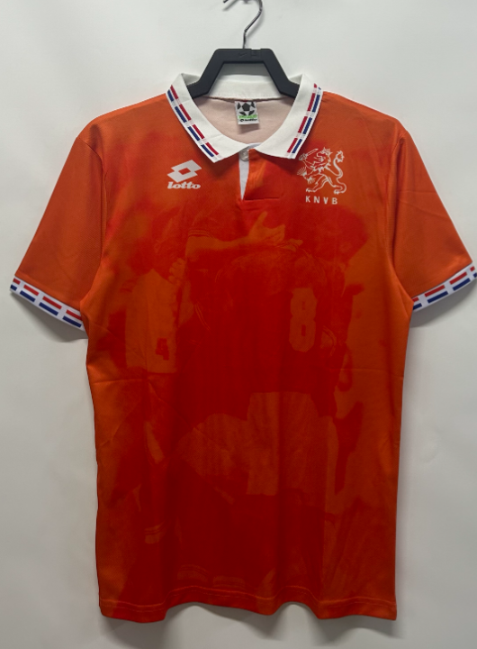 Netherlands 1996 home retro shirt  Bergkamp
