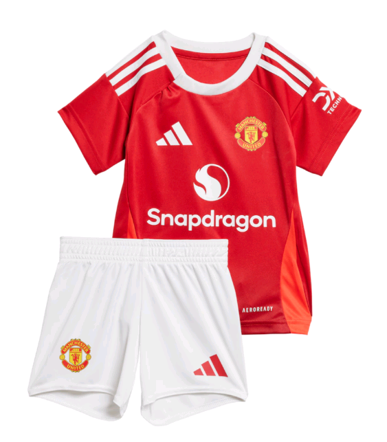 Manchester United 2024/2025 home full set kit (Adult and Kids)