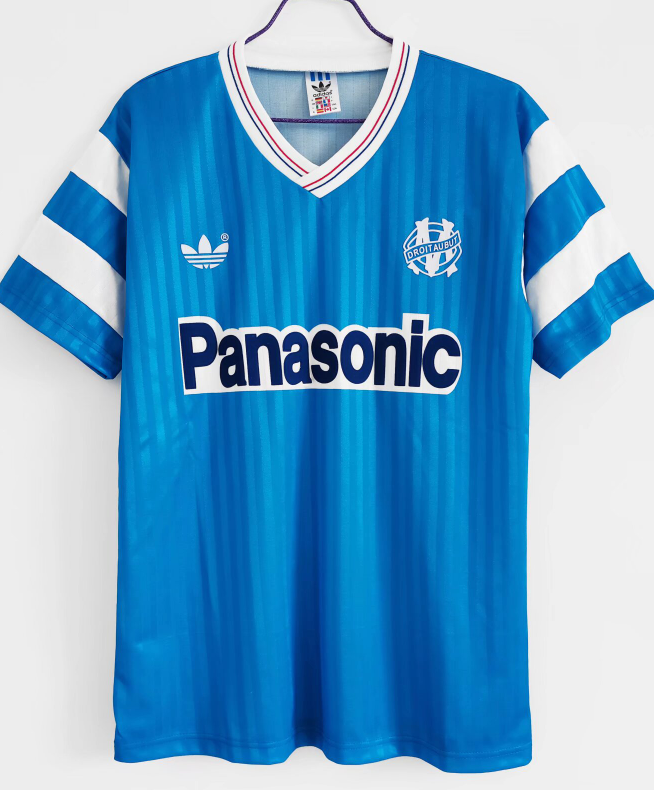 Marseille 1990 away retro shirt