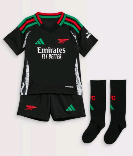 Arsenal 2024/2025 away full set kit (Adult and Kids)