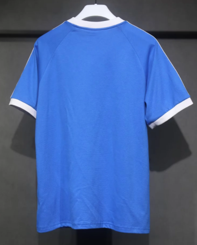 Italy retro cotton shirt blue