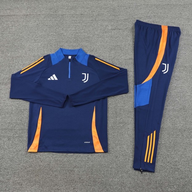 Javentus 2024/2025 1/4 zipper tracksuit blue