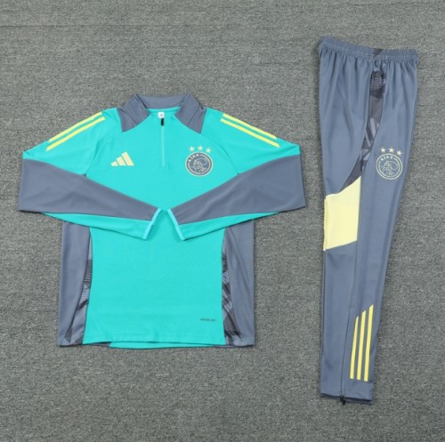 Ajax 2024/2025 1/4 zipper tracksuit green