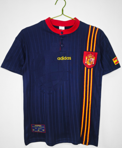 Spain 1996 away retro shirt