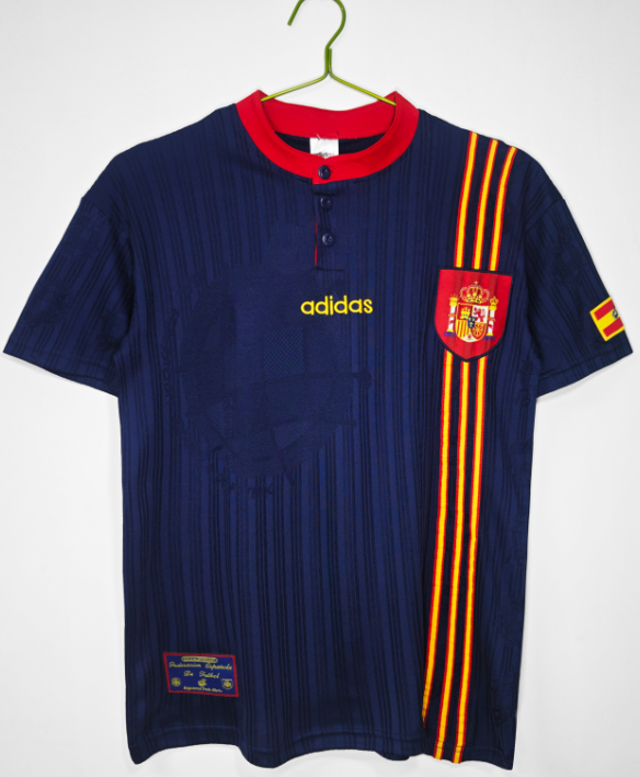 Spain 1996 away retro shirt