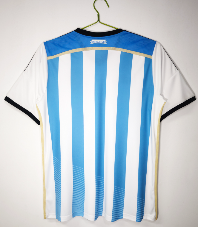 Argentina 2014 home retro shirt Messi