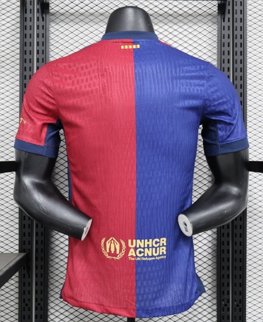 Barcelona 2024/2025 home shirt Player Version Pedri Lewandowski