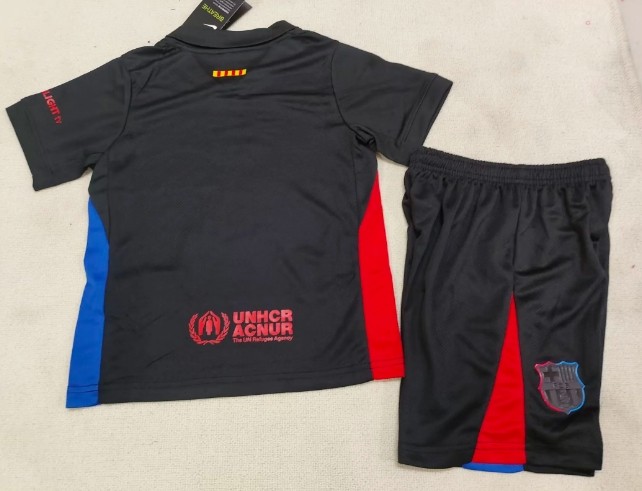 Barcelona 2024/2025 away  full set kit (Adult and Kids)