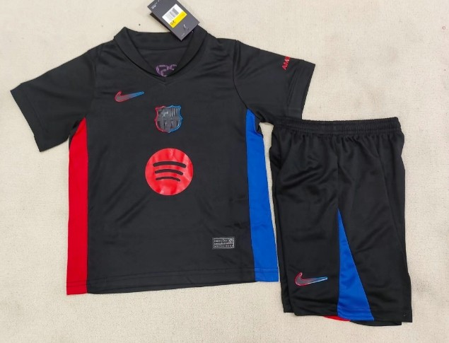 Barcelona 2024/2025 away  full set kit (Adult and Kids)